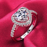 Tibetan Silver Wedding Band with Zircon Ring