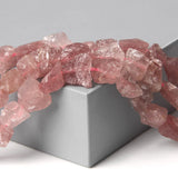 Strawberry Crystal Quartz Stone Bead Freeform Healing Stone