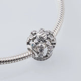 S925 Silver Love Bracelet Separator Beads Pentagram Beads Peach Heart Pendants