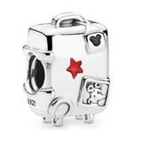 Sterling Silver 11th Birthday Castle Charm Bow Teacup Tai Chi Luggage
