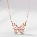 S925 Butterfly Lady Necklace Temperament Clavicle Chain