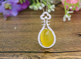 S925 Sterling Silver Pendant Blank Base for Amber Pendant