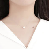 S925 Silver Shell Pearl Necklace Pendant for Women