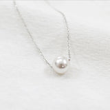 S925 Silver Shell Pearl Necklace Pendant for Women