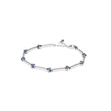 S925 Sterling Silver Sparkling Bracelet Jewelry for Girlfriend