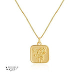 S925 Sterling Silver Rose Pendant Necklace For Women