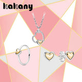 S925 Sterling Silver Mother's Pendant Bracelet Set - Mother's Gift