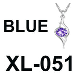 S925 Sterling Silver Necklace Key Pendant Diamond Alphabet Christmas Tree