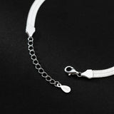 S925 Sterling Silver Snake Bone Chain Bracelet For Women