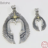 S925 Sterling Silver Takahashi Goro Retro Thai Silver Eagle Pendant