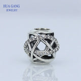S925 Sterling Silver Milky Way Bracelet Cubic Zirconia Charm DIY