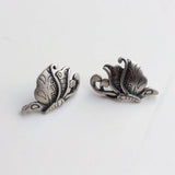 S925 Silver Butterfly Dance Earrings Retro Ethnic