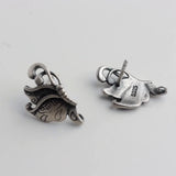 S925 Silver Butterfly Dance Earrings Retro Ethnic