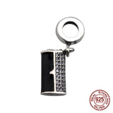 S925 Sterling Silver Bee Charms Backpack Beads for Bracelet DIY