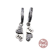 S925 Sterling Silver Bee Charms Backpack Beads for Bracelet DIY