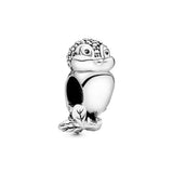 S925 Sterling Silver Reflective Bead Charm Car Love Heart Flower Heart Bead