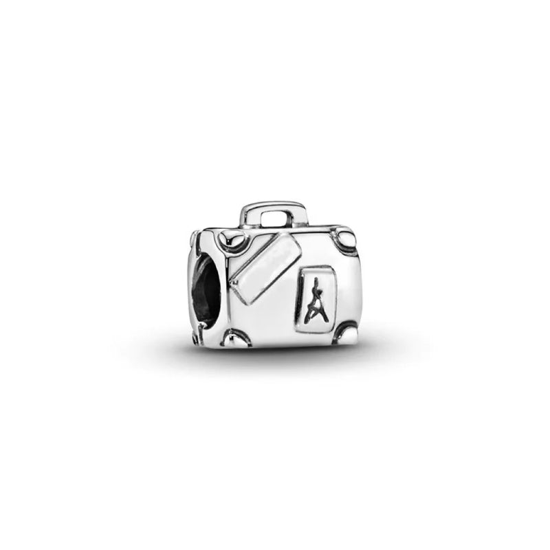 S925 Sterling Silver Reflective Bead Charm Car Love Heart Flower Heart Bead