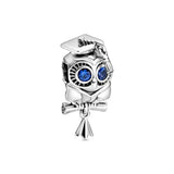 S925 Sterling Silver Reflective Bead Charm Car Love Heart Flower Heart Bead
