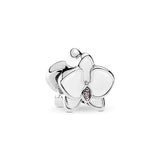 S925 Sterling Silver Reflective Bead Charm for Bracelet