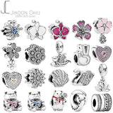 S925 Sterling Silver Reflective Bead Charm for Bracelet