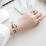 S925 Sterling Silver Knot Bracelet