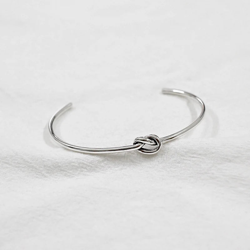 S925 Sterling Silver Knot Bracelet