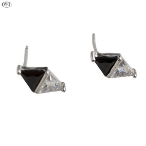 S925Silver Zircon Diamond Stud Earrings for Women
