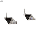 S925Silver Zircon Diamond Stud Earrings for Women