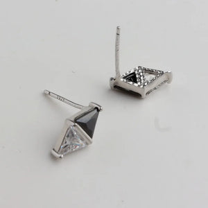 S925Silver Zircon Diamond Stud Earrings for Women