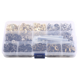 Leather Snap Fasteners Kit, Metal Button Snaps Press Studs, 4 Leather Snaps