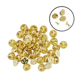100 Sets Butterfly Pin Backs DIY Jewelry Accessories Lapel Pins Brooch Clasps