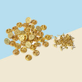 100 Sets Butterfly Pin Backs DIY Jewelry Accessories Lapel Pins Brooch Clasps