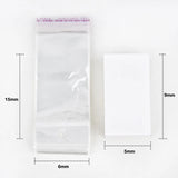 100 Sets Earring Display Cards with Self Adhesive Bags