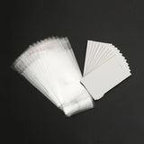 100 Sets Earring Display Cards with Self Adhesive Bags