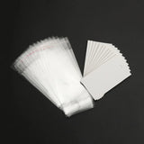 100 Sets Earring Display Cards with Self Adhesive Bags