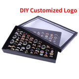Velvet Sponge Ring Display Box Jewelry Storage Holder