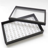Velvet Sponge Ring Display Box Jewelry Storage Holder