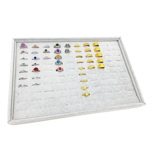 100 Slots Jewelry Display Ring Organizer Earring Storage Box