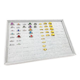100 Slots Jewelry Display Ring Organizer Earring Storage Box