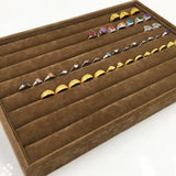 100 Slots Ring Storage Tray Jewelry Organizer Finger Rings Storage Tray