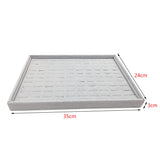 100 Slots Ring Storage Tray Jewelry Organizer Finger Rings Storage Tray Earrings