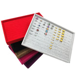 100 Slots Ring Storage Tray Jewelry Organizer Finger Rings Storage Tray Earrings