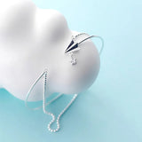925 Sterling Silver Fly Thick Sparling Bracelet Women Men Gift S-B451