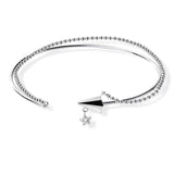 925 Sterling Silver Fly Thick Sparling Bracelet Women Men Gift S-B451
