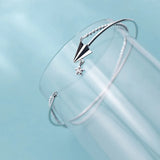 925 Sterling Silver Fly Thick Sparling Bracelet Women Men Gift S-B451