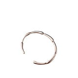 925 Silver Hiphop Bamboo Bracelet Women Retro Vintage Hasp Bracelet