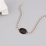 925 Silver Hiphop Stone Bracelet Vintage Hasp Gift S-B451