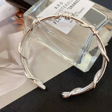 Sterling Silver Thick Interware Bracelet Hiphop Vintage Hasp Bracelet