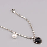 925 Sterling Silver Hiphop Bracelet Vintage Hasp Gift