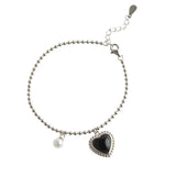 925 Sterling Silver Hiphop Bracelet Vintage Hasp Gift